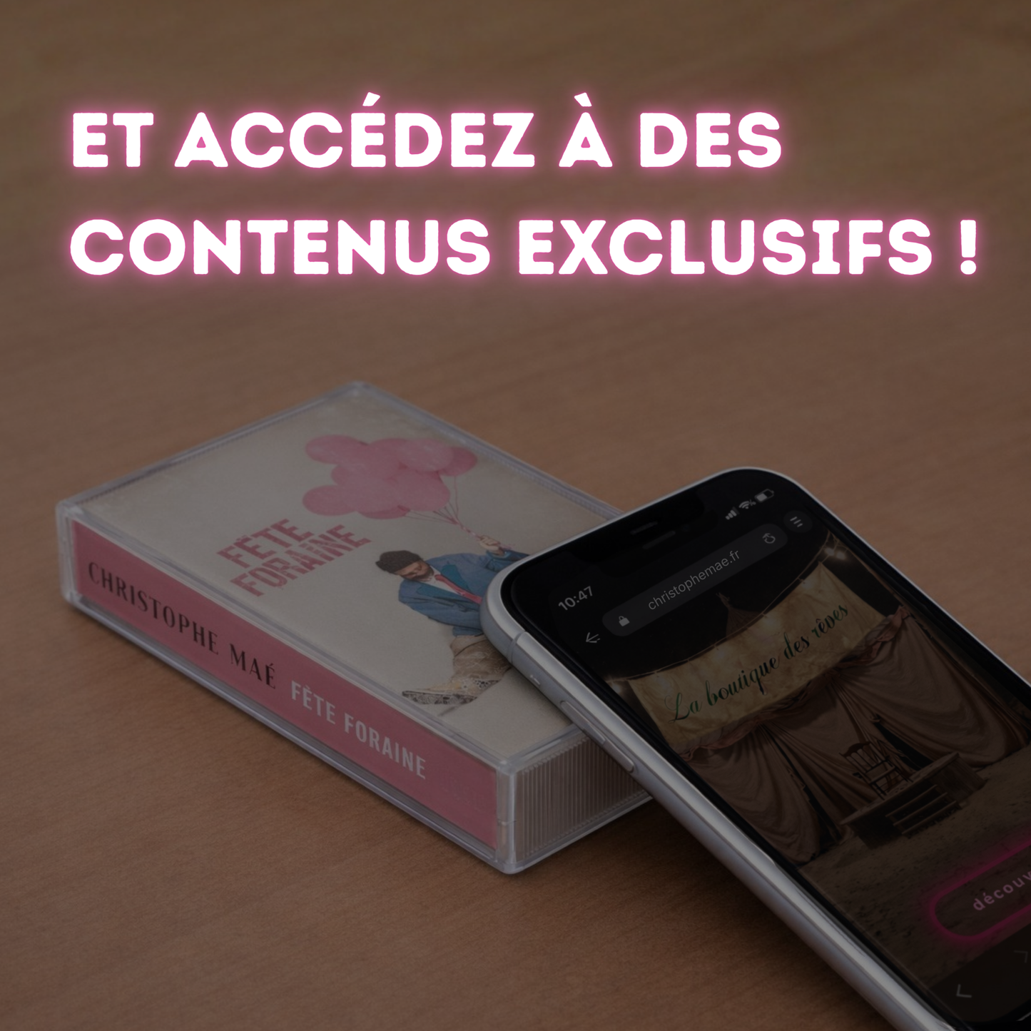 K7 + HOODIE ROSE - FÊTE FORAINE