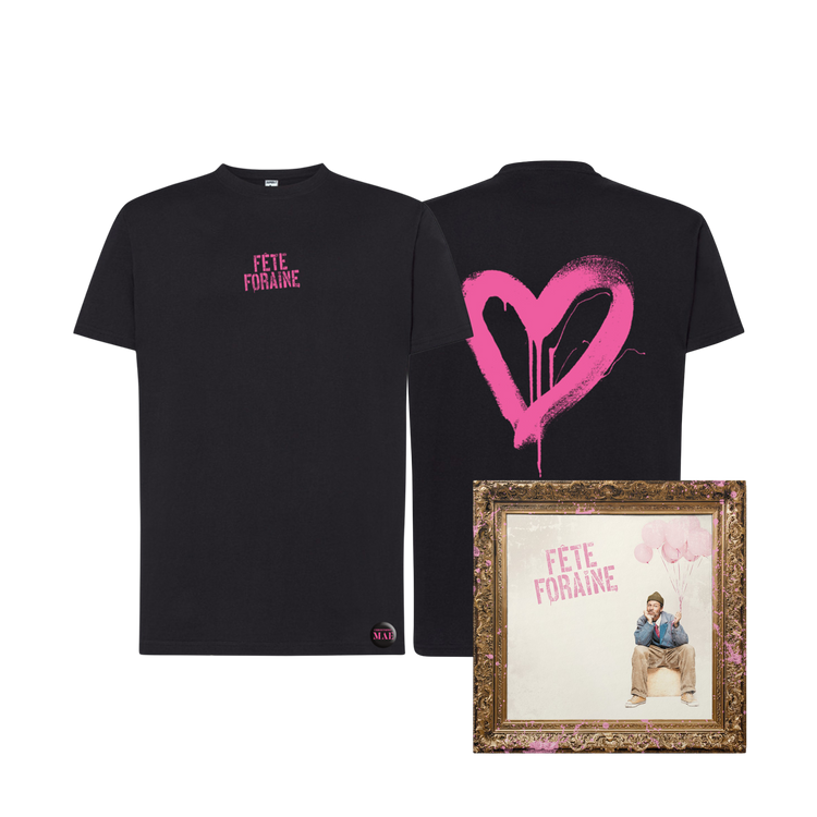 T-Shirt Noir + Album Fête Foraine
