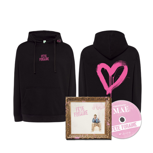 CD + HOODIE NOIR - FÊTE FORAINE