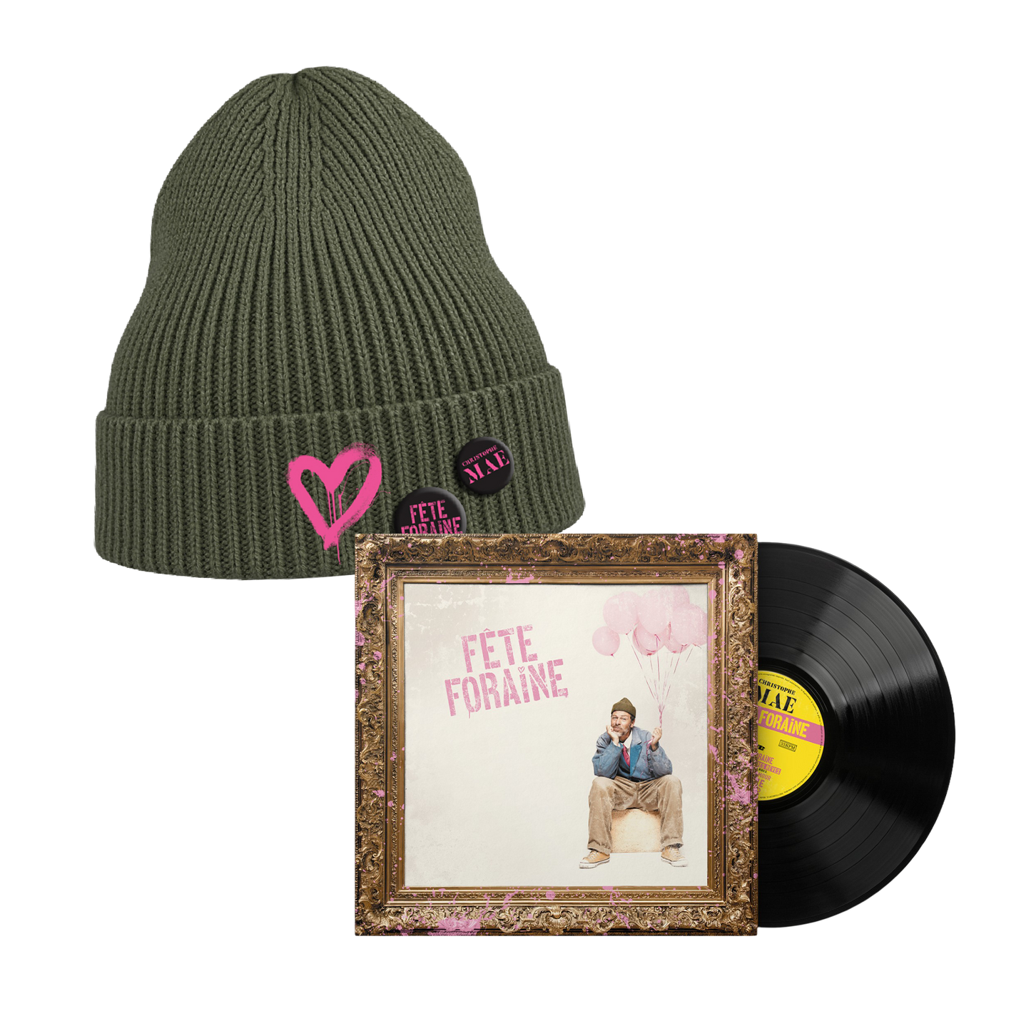 VINYLE + BONNET - FÊTE FORAINE