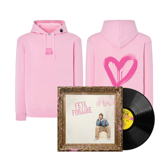 VINYLE + HOODIE ROSE - FÊTE FORAINE